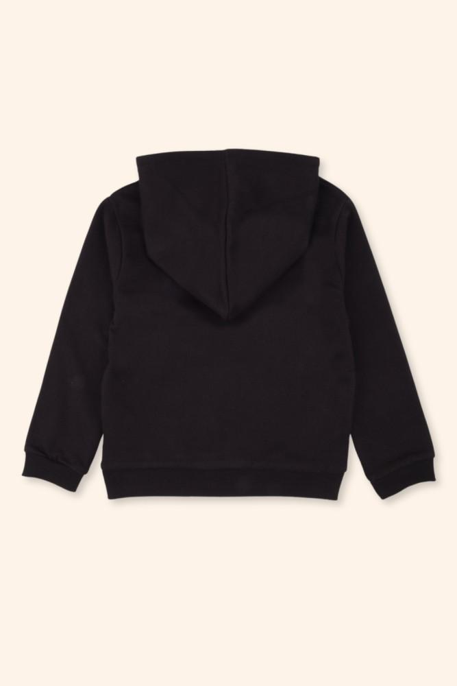 Sweatshirt Menino Superior Preta