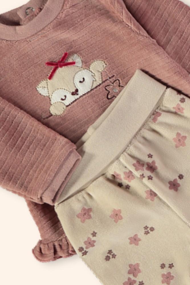 Conjunto Bebé Menina Ursinha Doce
