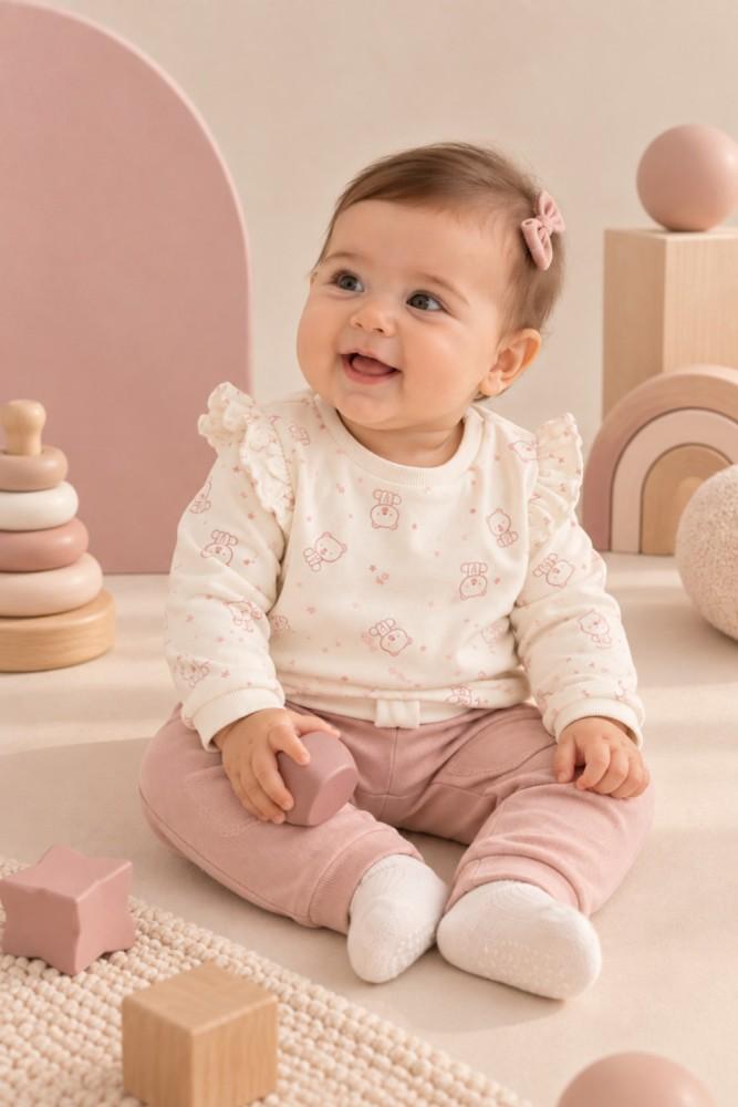 Conjunto Bebé Menina Suave