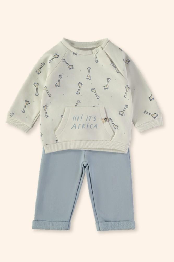 Conjunto Bebé menino Girafas