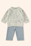 Conjunto Bebé menino Girafas
