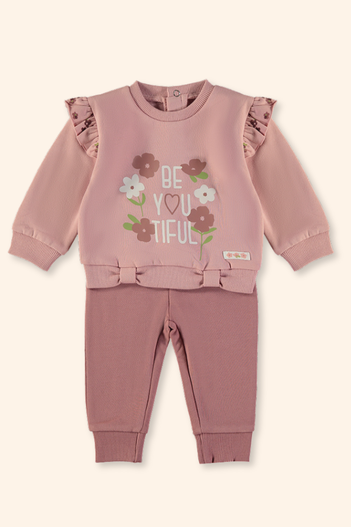 Conjunto Menina Flores