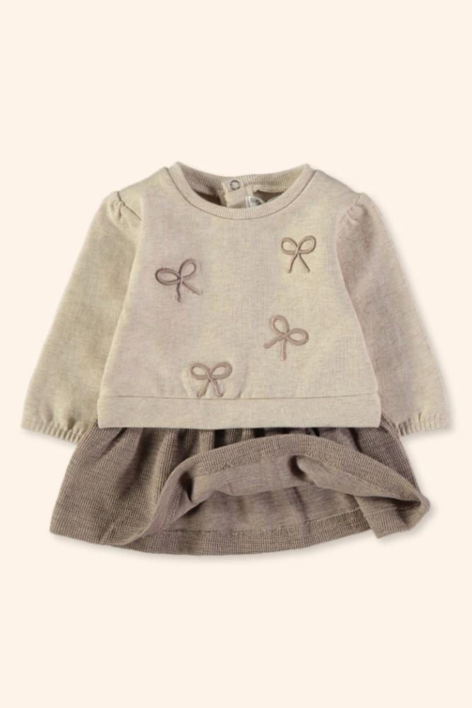 Vestido Menina Laços de Outono