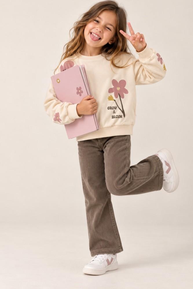 Conjunto Menina Jardim de Outono