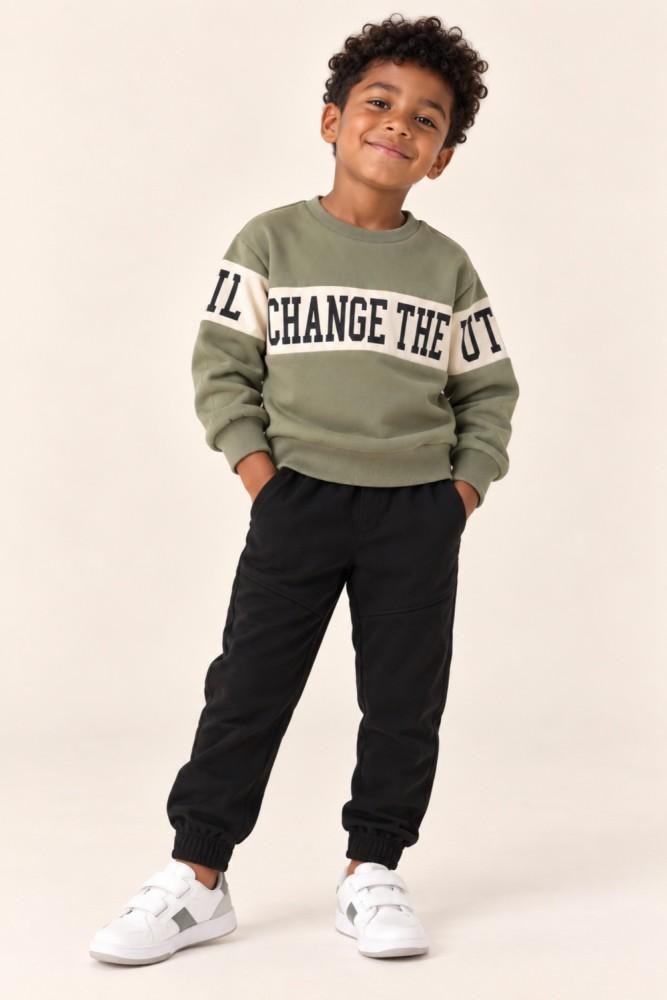 Conjunto Menino Urban Caqui