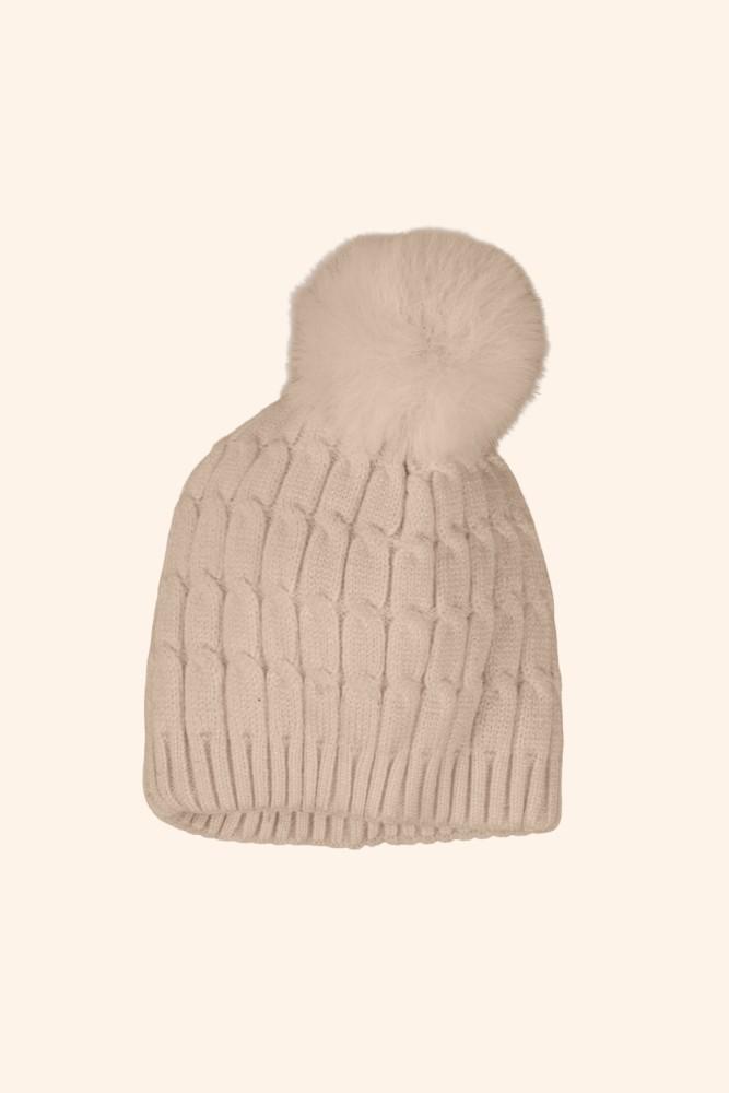 Caixa Presente Manta Gorro Beje